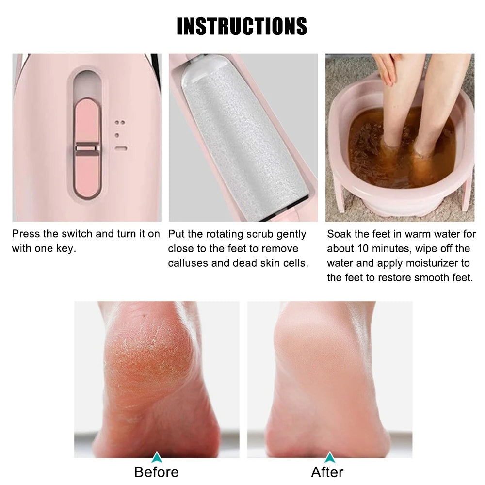 Electric Foot Callus Remover & Skin Smoother