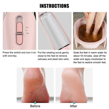 Electric Foot Callus Remover & Skin Smoother