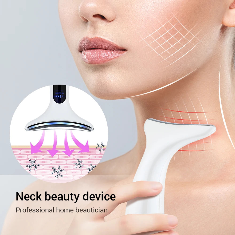 3 Modes Neck Beauty Device EMS Face Lifting Machine