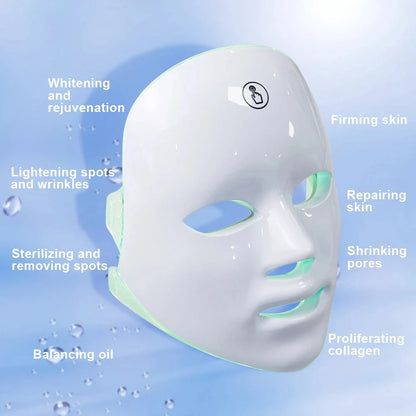 7-Color LED Therapy Mask – Anti-Aging, Acne Care & Skin Rejuvenation