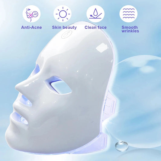 7-Color LED Therapy Mask – Anti-Aging, Acne Care & Skin Rejuvenation